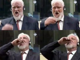 Cover for: Playing to the audience: The televised suicide of Slobodan Praljak